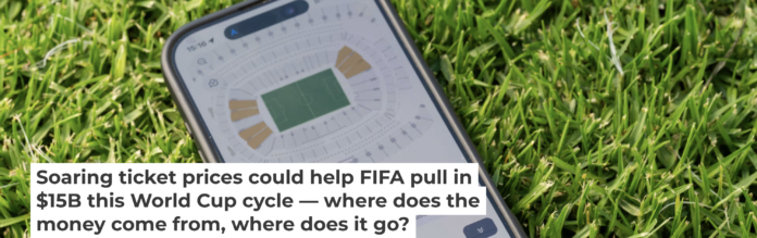 FIFA’s secondary ticket market can be seen on a smartphone screen. Maximilian Haupt / picture alliance via Getty Images